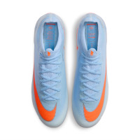 Nike Mercurial Vapor 17 Elite Kunstgras Voetbalschoenen (AG) Lichtblauw Oranje Zilvergrijs