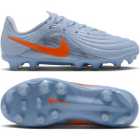 Nike Tiempo Maestro Academy Gazon Naturel Artificiel Chaussures de Foot (MG) Enfants Bleu Clair Orange Gris Argenté