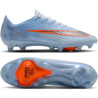 Nike Zoom Mercurial Superfly 11 Elite Gazon Artificiel Chaussures de Foot (AG) Bleu Clair Orange Gris Argenté