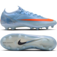 Nike Mercurial Vapor 17 Elite Kunstgras Voetbalschoenen (AG) Lichtblauw Oranje Zilvergrijs