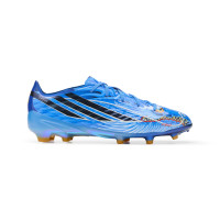 adidas F50 Hyperfast Y-3 Elite Gras Voetbalschoenen (FG) Kids Blauw Wit Multicolor