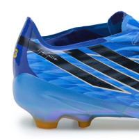 adidas F50 Hyperfast Y-3 Elite Gras Voetbalschoenen (FG) Kids Blauw Wit Multicolor