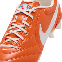 Nike Tiempo Ligera Pro Gras Voetbalschoenen (FG) Oranje Wit
