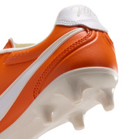 Nike Tiempo Ligera Pro Gras Voetbalschoenen (FG) Oranje Wit