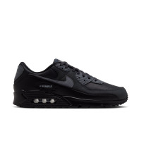 Nike Air Max 90 Premium Baskets Noir Gris Foncé Gris