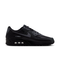 Nike Air Max 90 Premium Baskets Noir Gris Foncé Gris