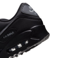 Nike Air Max 90 Premium Baskets Noir Gris Foncé Gris