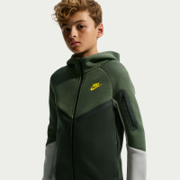 Nike Tech Fleece Sportswear Vest Kids Camogroen Zwart Grijs Lichtoranje