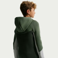 Nike Tech Fleece Sportswear Vest Kids Camogroen Zwart Grijs Lichtoranje