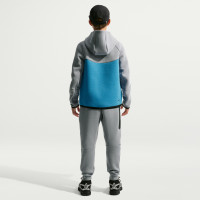 Nike Tech Fleece Sportswear Joggingbroek Kids Grijs Blauw Zwart