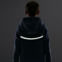 Nike Sportswear Tech Fleece Reflect Trainingspak Kids Staalblauw Zilvergrijs Zwart