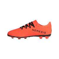 Adidas NEMEZIZ 19.4 Chaussure de football pour gazon artificiel/gazon (FxG) pour enfant Orange rouge noir