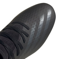 adidas X GHOSTED.3 GRASS CHAUSSURES DE FOOTBALL (FG) Noir Noir Gris