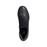 adidas X GHOSTED.3 TURF VOETBALSCHOENEN (TF) Zwart Grijs Zwart
