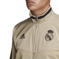 adidas Real Madrid Presentatie Trainingsjack 2019-2020 Goud Zwart