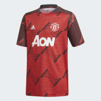 adidas Manchester United H Pre Match Trainingsshirt 2019-2020 Kids Rood Grijs