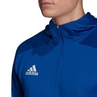 adidas Condivo 20 Hooded Trainingsjack Blauw Wit