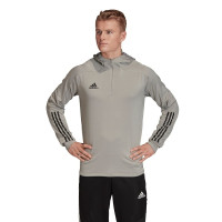 Sweat à capuche adidas Condivo 20 Track Gris Noir