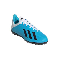 adidas X 19.4 Turf Voetbalschoenen Kids Blauw Zwart