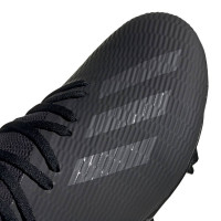 adidas X 19.3 Gras Voetbalschoenen (FG) Zwart Zwart