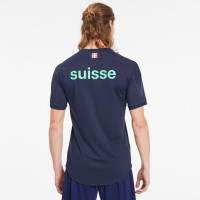 PUMA Zwitserland Trainingsshirt 2020 Blauw Groen