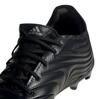 adidas COPA 19.1 Gras Voetbalschoenen (FG) Kids Zwart Rood Zilver