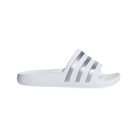 adidas ADILETTE AQUA Slippers Wit Zilver
