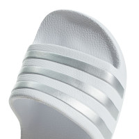 adidas ADILETTE AQUA Slippers Wit Zilver