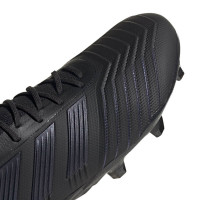 adidas PREDATOR 19.1 Gras Voetbalschoenen (FG) Zwart Zwart