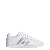 Baskets Adidas Grand Court Blanc Argent