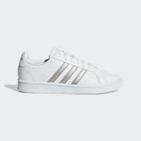 Baskets Adidas Grand Court Blanc Argent