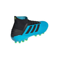 adidas PREDATOR 19.1 AG Kunstgras Voetbalschoenen Blauw Zwart