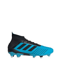 adidas PREDATOR 19.1 Ijzeren Nop Voetbalschoenen (SG) Blauw Zwart