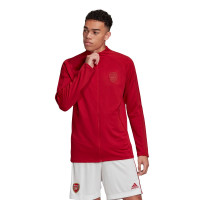 Veste d'entraînement adidas Arsenal Anthem 2020-2021 Rouge