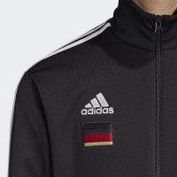 adidas Duitsland 3S Trainingsjack 2020-2021 Zwart