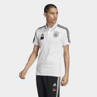 adidas Duitsland 3S Polo 2020-2021 Wit