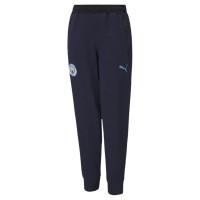 PUMA Manchester City Sweat Trainingsbroek 2020-2021 Kids Donkerblauw