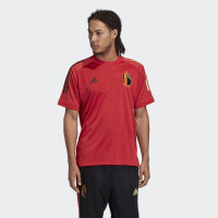 adidas Belgie Trainingsshirt 2020-2021 Rood Zwart Wit