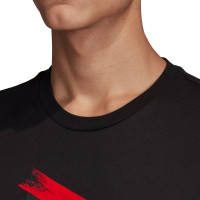 adidas Belgie T-Shirt 2020-2021 Zwart Rood Geel