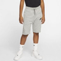Nike NSW Tech Fleece Short d'Entraînement Enfant Gris Noir