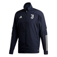 Veste d'entraînement adidas Juventus Presentation 2020-2021 Bleu foncé Gris clair