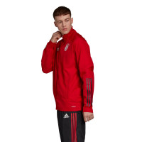 adidas Bayern Munchen Presentatie Trainingsjack 2020-2021 Rood Zwart