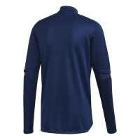 Haut d'entraînement adidas Condivo 20 1/4-Zip bleu foncé blanc