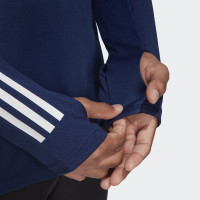 Haut d'entraînement adidas Condivo 20 1/4-Zip bleu foncé blanc