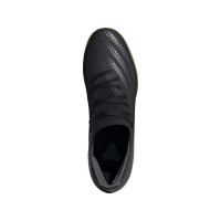 adidas X GHOSTED.3 ZAALVOETBALSCHOENEN (IN) Zwart Zwart Grijs