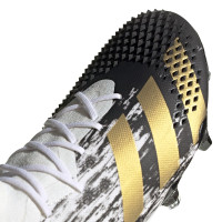 Chaussures de football adidas PREDATOR MUTATOR 20.1 GRASS (FG) Blanc Or Noir