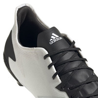 adidas PREDATOR 20.2 GRASS CHAUSSURES DE FOOTBALL (FG) Blanc Argent Noir