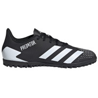 Chaussures de football adidas PREDATOR 20.4 TURF (TF) Noir Blanc Noir