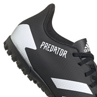 Chaussures de football adidas PREDATOR 20.4 TURF (TF) Noir Blanc Noir