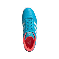 adidas Super Sala Zaalvoetbalschoenen Blauw Wit Roze